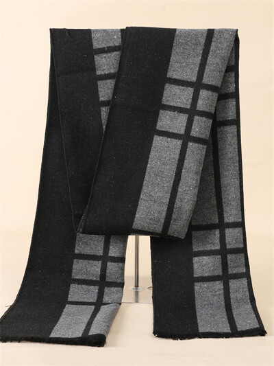 Moda 180*30cm Eșarfe Bărbați Toamnă Iarnă Gros Călduț Cașmir Business Long Wraps Baiat Clasic Sal Toba de esapament