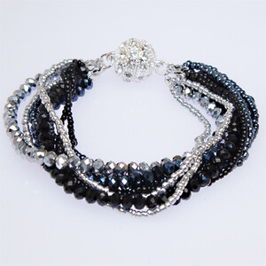 Miasol modne višeslojne niti kristalne perle sa šarmom, magnetske narukvice, ljetni nakit B1470