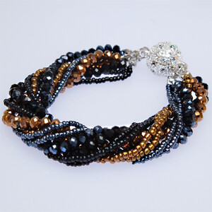 Miasol modne višeslojne niti kristalne perle sa šarmom, magnetske narukvice, ljetni nakit B1470