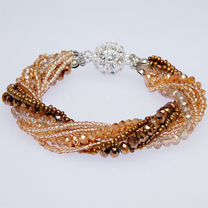 Miasol modne višeslojne niti kristalne perle sa šarmom, magnetske narukvice, ljetni nakit B1470