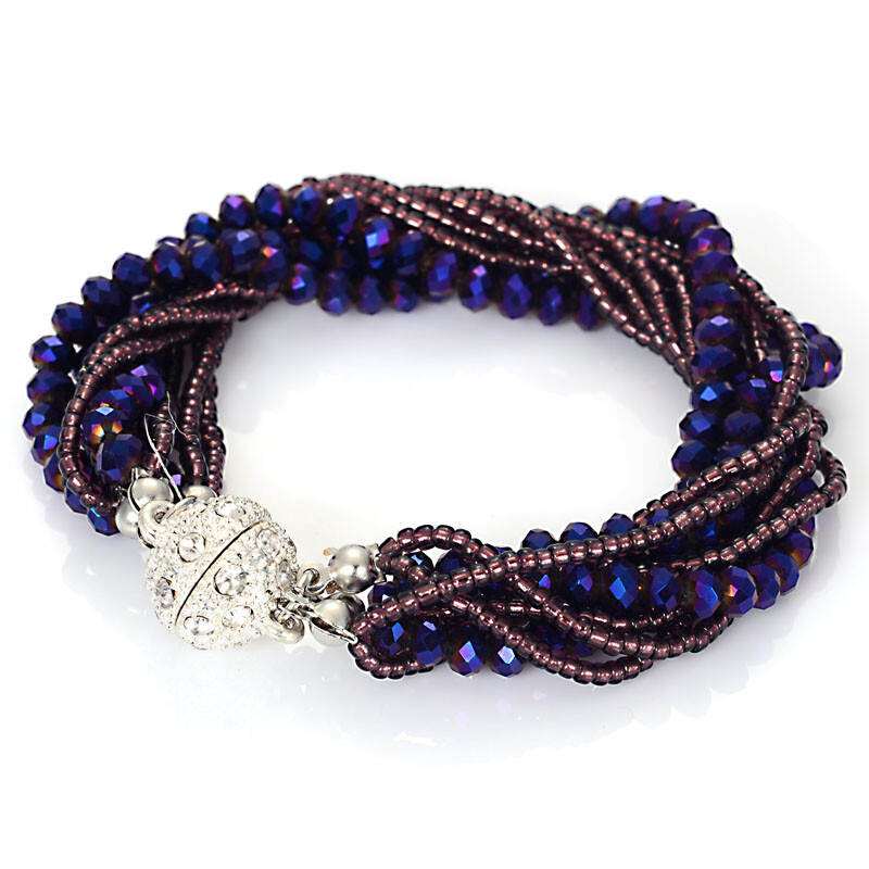 Miasol modne višeslojne niti kristalne perle sa šarmom, magnetske narukvice, ljetni nakit B1470