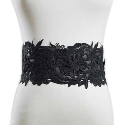 Дамски широки колани с дантелена обвивка около колан Obi Waist Boho Band