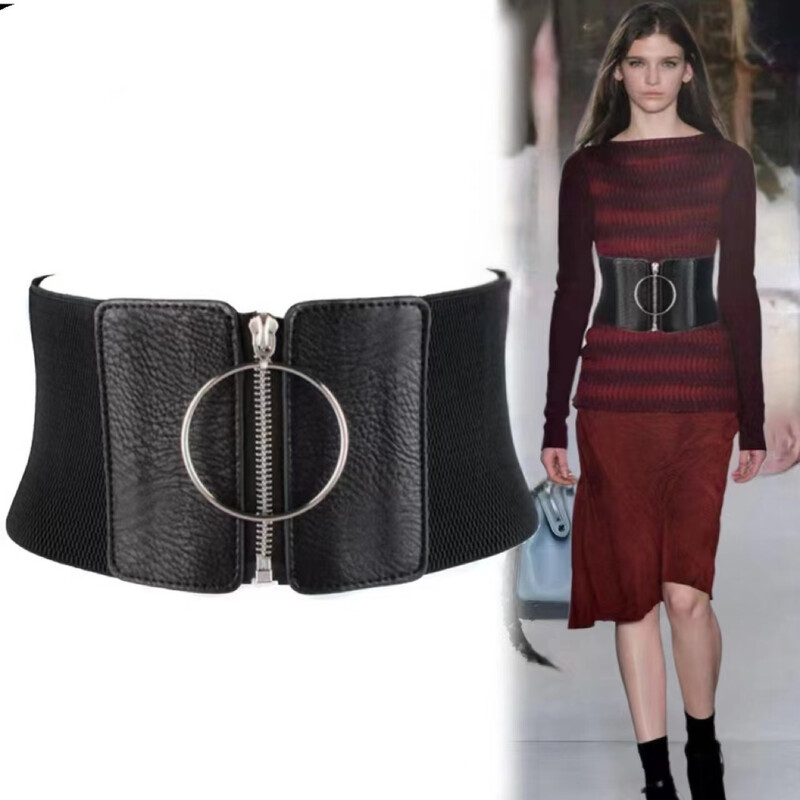 Plaša jostasvieta sieviešu elastīgās modes tendence Eiropā un Amerikā, vienkārša un daudzpusīga josta Gm1269