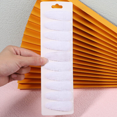 10 бр./компл. Дамски плътни плюшени щипки за коса с форма на водна капка за сладки момичета Щипка за коса Шноли за коса Шапки Детски аксесоари за коса