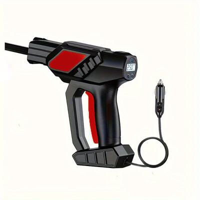 120 W juhtmeta pumbaga auto õhukompressor rehvirõhu test Digitaalne rehvi õhupump