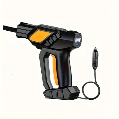 120 W juhtmeta pumbaga auto õhukompressor rehvirõhu test Digitaalne rehvi õhupump