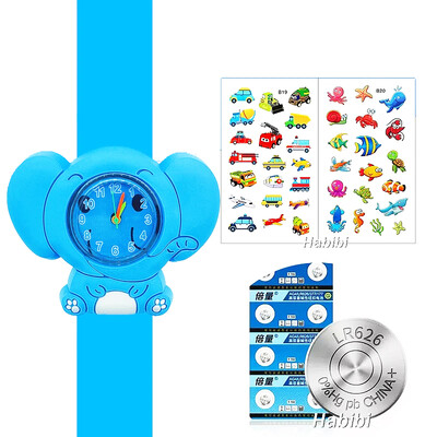 Slatka beba Gledajte Crtić 3D Životinje Dječaci Djevojčice Djeca Studenti Sat Rođendanska zabava Božićni dar Djeca Uče Vrijeme Šamar Satovi