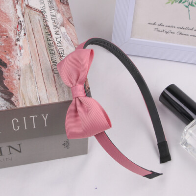 1PC панделка Grosgrain панделки за коса ленти за глава Момичета пластмасови ленти за коса 3 инча панделки лента за глава Деца Детски модни аксесоари за коса