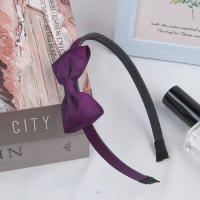 1PC панделка Grosgrain панделки за коса ленти за глава Момичета пластмасови ленти за коса 3 инча панделки лента за глава Деца Детски модни аксесоари за коса