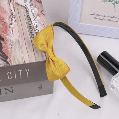 1PC панделка Grosgrain панделки за коса ленти за глава Момичета пластмасови ленти за коса 3 инча панделки лента за глава Деца Детски модни аксесоари за коса