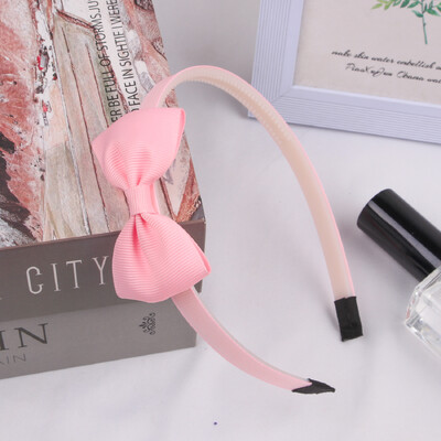 1PC панделка Grosgrain панделки за коса ленти за глава Момичета пластмасови ленти за коса 3 инча панделки лента за глава Деца Детски модни аксесоари за коса
