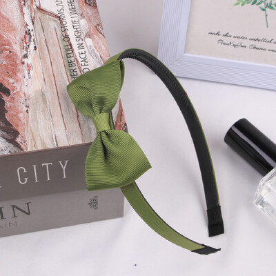 1PC панделка Grosgrain панделки за коса ленти за глава Момичета пластмасови ленти за коса 3 инча панделки лента за глава Деца Детски модни аксесоари за коса