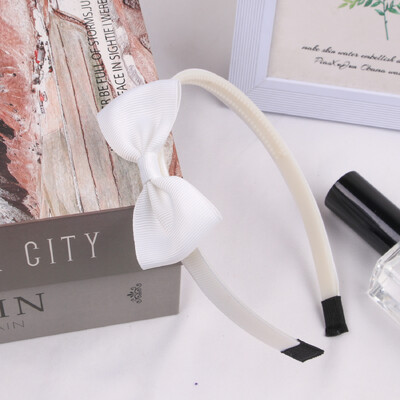 1PC панделка Grosgrain панделки за коса ленти за глава Момичета пластмасови ленти за коса 3 инча панделки лента за глава Деца Детски модни аксесоари за коса