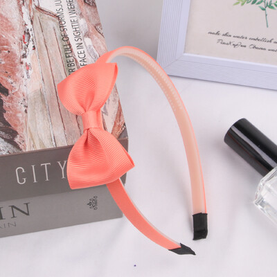 1PC панделка Grosgrain панделки за коса ленти за глава Момичета пластмасови ленти за коса 3 инча панделки лента за глава Деца Детски модни аксесоари за коса