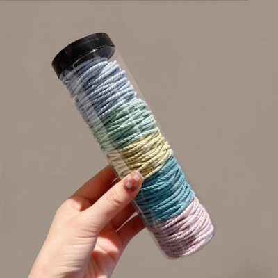 100/200 buc/lot femei benzi de păr de culoare solidă banda elastică de cauciuc bentă de păr bentita scrunchie accesorii de păr pentru fete femei