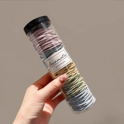 100/200 buc/lot femei benzi de păr de culoare solidă banda elastică de cauciuc bentă de păr bentita scrunchie accesorii de păr pentru fete femei