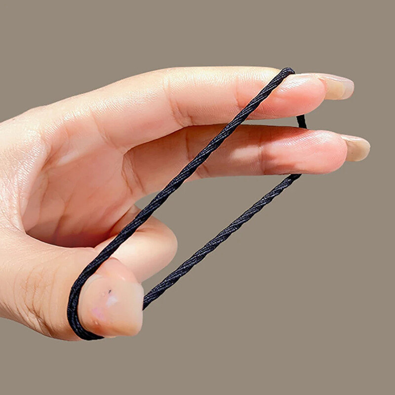 100/200 buc/lot femei benzi de păr de culoare solidă banda elastică de cauciuc bentă de păr bentita scrunchie accesorii de păr pentru fete femei