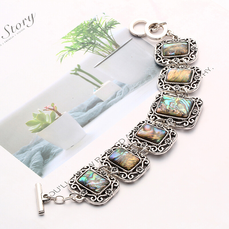 Модни етнически бохемски гривни, гривни за жени, естествени черупки, реколта, плаж, бохо, регулируема женска гривна, бижута, подарък