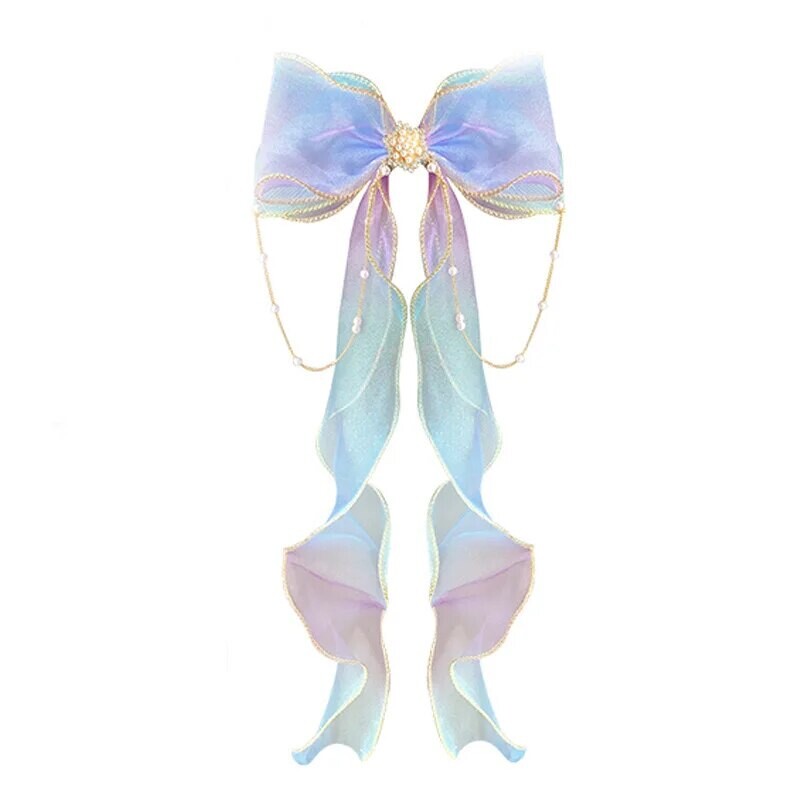 Elegantne, kreativne, moderne, mrežaste mašne, kopče za kosu s resicama, ukrasni dodaci za kosu za blagdanske zabave, dodaci za djevojke