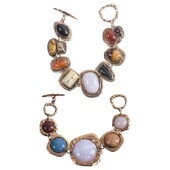 Европейски и американски бижута Нова гривна Тенденция Преувеличена каменна гривна