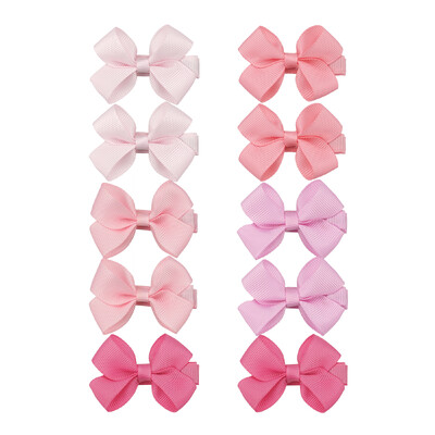 10 bucăți cleme pentru fundite pentru bebeluși, complet acoperite, de 2 inchi, cleme pentru funde de păr, agrafe, accesorii de păr pentru fetițe, sugari și copii mici în Pa