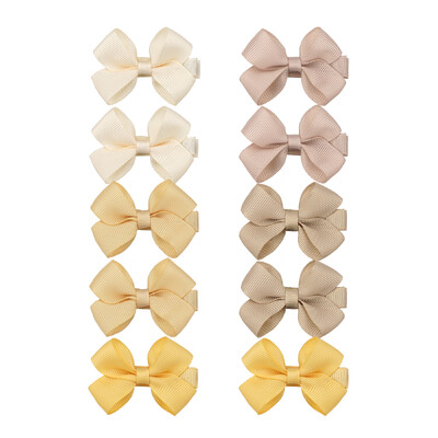 10 bucăți cleme pentru fundite pentru bebeluși, complet acoperite, de 2 inchi, cleme pentru funde de păr, agrafe, accesorii de păr pentru fetițe, sugari și copii mici în Pa