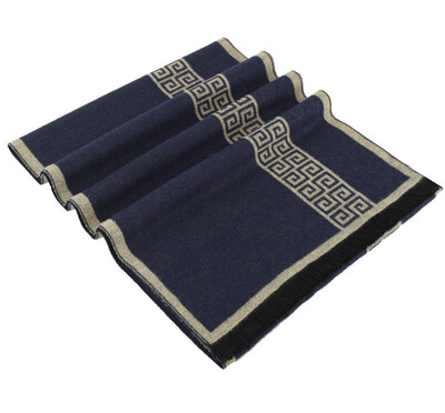 eșarfă pentru bărbați de marca de lux, bumbac, cașmir, eșarfă de iarnă, caldă, moale, ciucuri, șal etnic, eșarfe pentru bărbați cachecol masculin