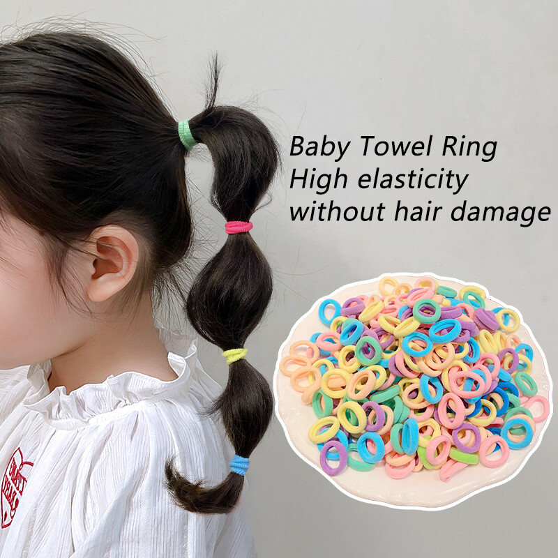 100 buc/set copii drăguț de culoare solidă grilă val benzi elastice de păr pentru fetițe scrunchies benzi de cauciuc pentru copii dulci accesorii de păr
