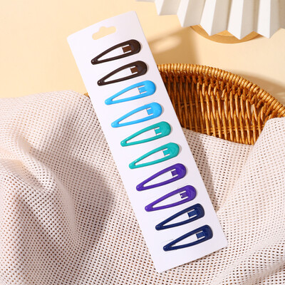 10 gab./komplekts bērniem Krāsainas dopamīna matu sprādzes meitenēm ūdens pilieni, sprādzieni, sprādzes, matu sprādzes, mazuļu lauzti mati, BB klipši, galvassegu vairumtirdzniecība