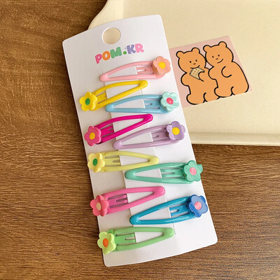 10 kom/set slatkih sjajnih šarenih kopči za kosu za djevojčice, ljupki ukrasi za kosu, male kopče, ukosnice, modni dodaci za kosu za djevojčice