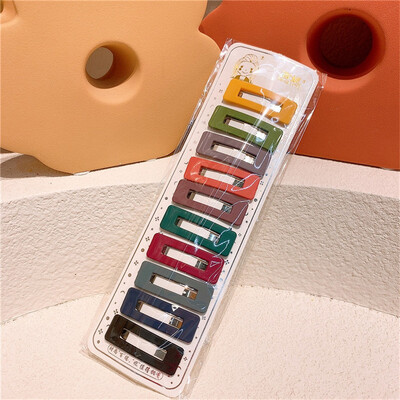 10Pcs/Set Djevojčice Koje za kosu Dječje slatke šarene ukosnice Kapljice vode Šiške Ukosnice Ukosnice Dječje dlake BB kopča Ukosnice