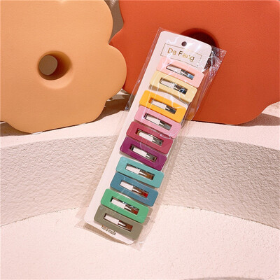 10Pcs/Set Djevojčice Koje za kosu Dječje slatke šarene ukosnice Kapljice vode Šiške Ukosnice Ukosnice Dječje dlake BB kopča Ukosnice