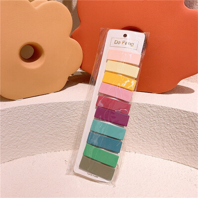 10Pcs/Set Djevojčice Koje za kosu Dječje slatke šarene ukosnice Kapljice vode Šiške Ukosnice Ukosnice Dječje dlake BB kopča Ukosnice