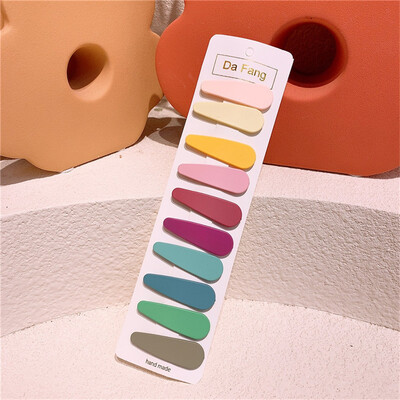 10Pcs/Set Djevojčice Koje za kosu Dječje slatke šarene ukosnice Kapljice vode Šiške Ukosnice Ukosnice Dječje dlake BB kopča Ukosnice