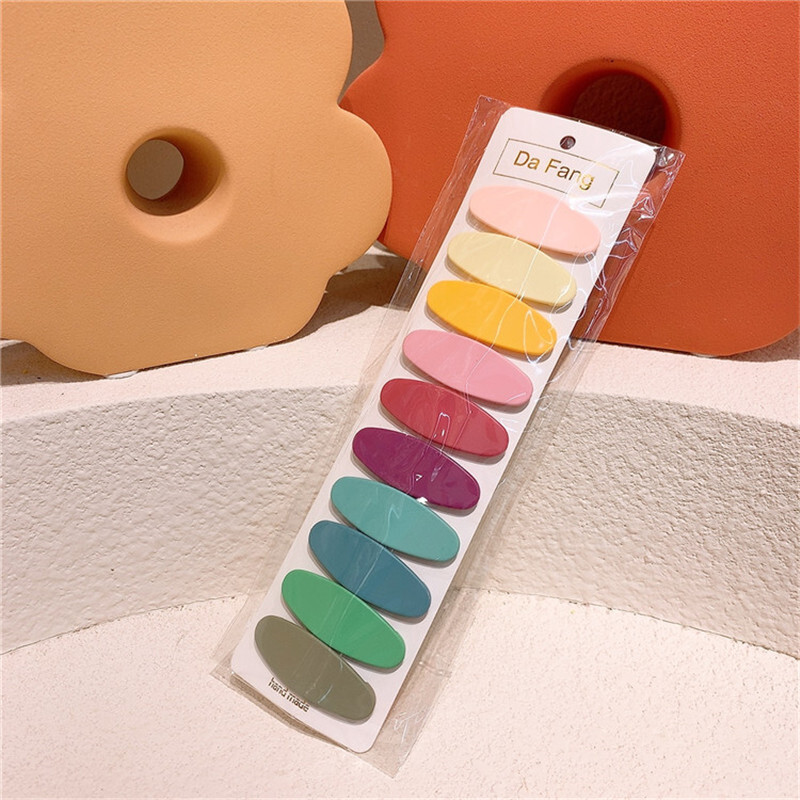 10Pcs/Set Djevojčice Koje za kosu Dječje slatke šarene ukosnice Kapljice vode Šiške Ukosnice Ukosnice Dječje dlake BB kopča Ukosnice