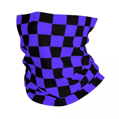 Bandana colorată, geometrică, în carouri, negru și portocaliu, pentru gât, imprimată, pentru curse, pentru motociclete, eșarfă magică, eșarfă pentru ciclism cu utilizare multiplă