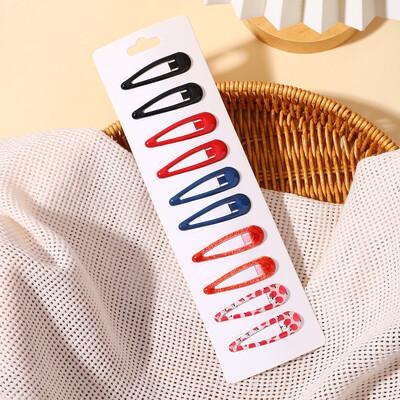 10Pcs/set Dječja šarena dopaminska kopča za kosu za djevojčice Kapljice vode Kopča za šiške Ukosnice za bebu slomljenu kosu BB kopče Pokrivala za glavu Veleprodaja