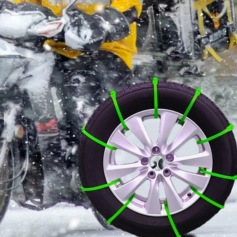 Ziemas motociklu riepu ķēdes Riepu vilces ķēde Ziemas braukšanas drošības ķēde Riteņu riepas Pretslīdes ķēdes Izturīga drošība