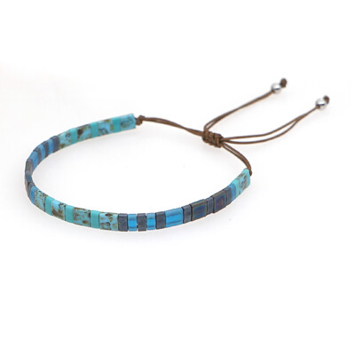 Go2Boho Boho Miyuki Brățară Bijuterii Vintage Tila Mărgele Brățări pentru femei Cadou de toamnă de iarnă Accesorii pentru pulsera ajustabilă