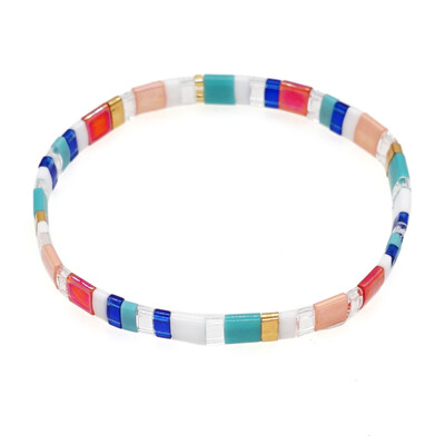 Go2Boho Boho Miyuki Brățară Bijuterii Vintage Tila Mărgele Brățări pentru femei Cadou de toamnă de iarnă Accesorii pentru pulsera ajustabilă