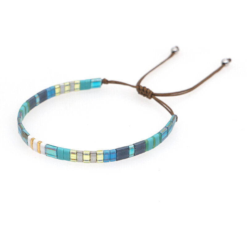 Go2Boho Boho Miyuki Brățară Bijuterii Vintage Tila Mărgele Brățări pentru femei Cadou de toamnă de iarnă Accesorii pentru pulsera ajustabilă