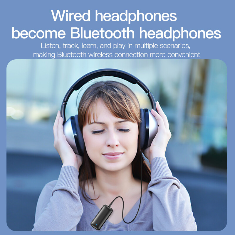 Receptor Bluetooth 5.3 Transmițător 2 în 1 Afișaj Led Adaptor pentru mașină Bluetooth Aux Transmițător audio fără fir pentru difuzoare TV