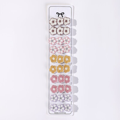 10 bucăți de desene animate pentru copii colorate mini agrafe de păr Star BB breton de păr pentru fete Candy Love Duckbill Clip Accesorii de păr drăguțe