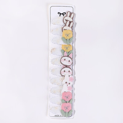 10 bucăți de desene animate pentru copii colorate mini agrafe de păr Star BB breton de păr pentru fete Candy Love Duckbill Clip Accesorii de păr drăguțe