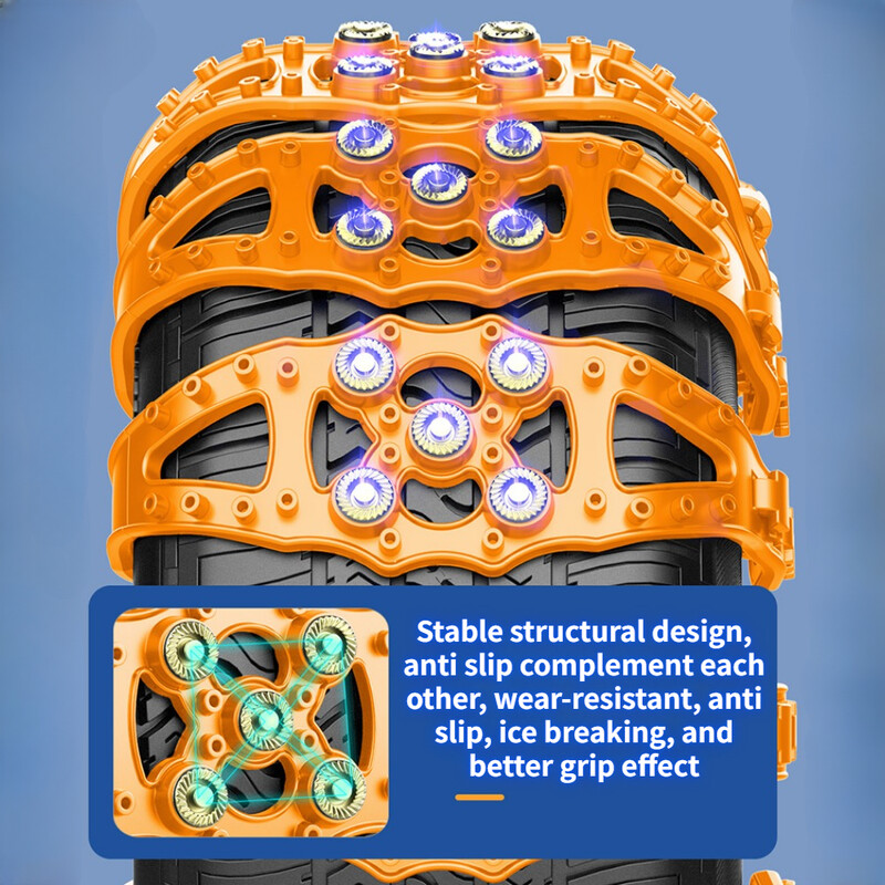 Auto sniega ķēde automašīnu riepām Sniega ķēde Riteņu riepa Apvidus riepas Ziemas Auto Zeķes Plastmasas Ķēdes SUV Ziemas Off Road 4x4 Vehic