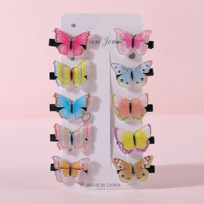 10 bucăți/set agrafe de păr cu unicorn din desene animate pentru fete, drăguță, înghețată, agrafă de păr pentru copii, agrafe minunate pentru prințesă, accesorii de păr pentru copii