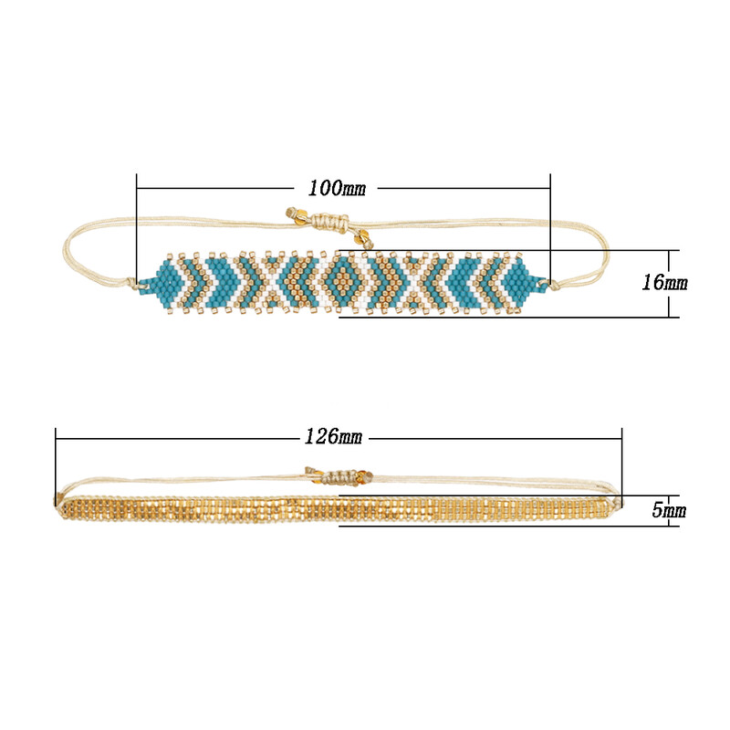 Go2boho Miyuki Seed Beads Käevõru Naistele Ehted Suvine Rand Käsitsi valmistatud Kootud Pulsera Sõbrad Kingitus Türgi Silma Käevõrud