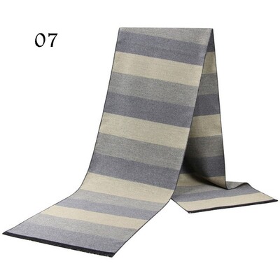 Eșarfă de modă pentru bărbați, toamnă, iarnă, multifuncțională, eșarfă decorativă pentru adulți, pentru afaceri, în carouri, zăbrele caldă Commercia