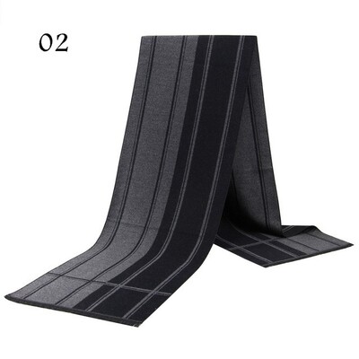 Eșarfă de modă pentru bărbați, toamnă, iarnă, multifuncțională, eșarfă decorativă pentru adulți, pentru afaceri, în carouri, zăbrele caldă Commercia