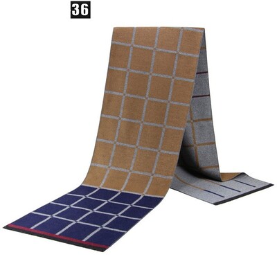 Eșarfă de modă pentru bărbați, toamnă, iarnă, multifuncțională, eșarfă decorativă pentru adulți, pentru afaceri, în carouri, zăbrele caldă Commercia